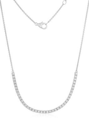 Radiant Link 14K (or 18k upon request) Yellow Gold Diamond Pendant Necklace
